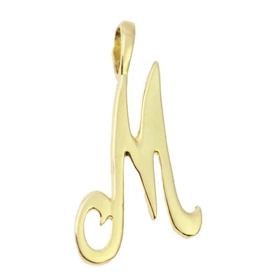 Anhänger Buchstabe M Kettenanhänger Gold Goldanhänger - Bild 1 von 4