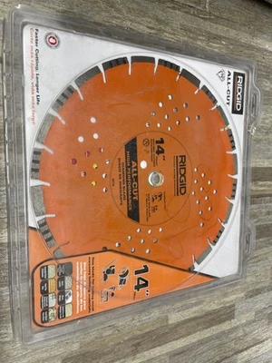 RIDGID ВСЕ ОГРАНКИ ВЫСОКОЙ ПРОИЗВОДИТЕЛЬНОСТИ БРИЛЛИАНТ ЛЕЗВИЕ 35 ММ 14» AC14 НОВЫЙ - Изображение 1 из 4