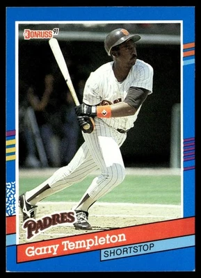 1991 Donruss Garry Templeton San Diego Padres #252 - Image 1 of 2