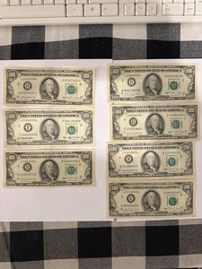 7- $100  DOLLAR BILLS OLD STYLE SMALL HEAD  only $129.95 PER NOTE - Picture 1 of 5