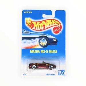 Hot Wheels Mazda MX5 Miata #172 - Borgoña - 1997 Mainline B - Imagen 1 de 4