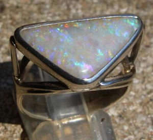 Multicolor Opal 4.6 Karat 950er Silberring Größe 19,7 mm - Bild 1 von 24