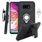 Anti-Slip Case Cover and Belt Clip Holster Combo for Samsung Galaxy S8+ SM-G955U
