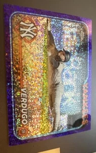 2024 Topps Chrome Purple Speckle #11 Alex Verdugo New York Yankees /299 - Picture 1 of 2