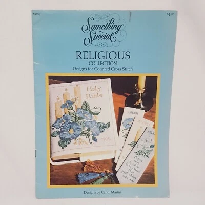 Religious Collection Cross Stitch Leaflet Something Special Candi Martin 1983 - Image 1 of 4