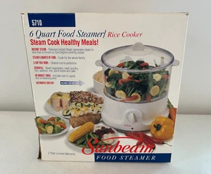 NEW Sunbeam 6 Quart Automatic Food Vegetable Steamer & Rice Cooker Model 5710 - Picture 1 of 7