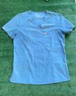 Figs Caterina Womens Cool Blue Medical Top Size S  Po 2473 Scrubs Nurse