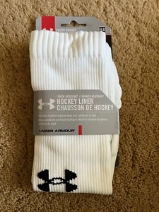 Calcetines Under Armour Heatgear Hockey Forro Talla Grande Blanco 1 Par OTC - Imagen 1 de 5