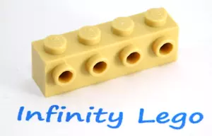 12 LEGO Tan / Beige Brick Bracket 1 x 4 with 4 Studs on 1 Side (30414) 12 Pieces - Picture 1 of 2