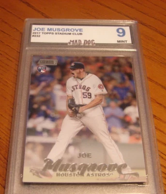 JOE MUSGROVE Rookie****2017 TOPPS CLUB****MINT 9*****PADRES--PIRATES--Mad Dog - Image 1 of 2