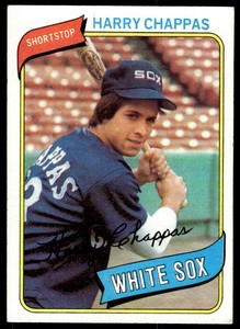 1980 Topps Baseball Harry Chappas RC #347