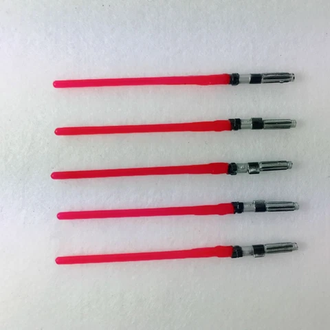 5pcs Red Star War Light Saber Lightsabers Weapons for 3.75" Action Figure Cover