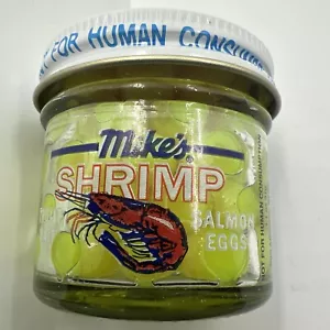 Atlas-Mikes Shrimp Salmon Eggs Trout Bait 1014 FL. Yellow Shrimp D8 - Picture 1 of 6