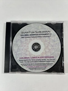 2005 Quantum Subliminal Brainwave Entertainment CD Lower Blood Pressure EC - Foto 1 di 1