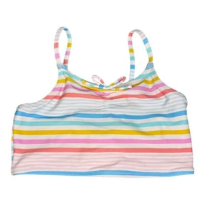 Crewcuts Striped Swim Top UPF 50+ Colorful Beach Pool Summer Fun Size 12 - Picture 1 of 5