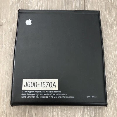 Vintage Apple Computer 1994 CD Case Black 12 Disc Holder Sleeve - Image 1 of 4
