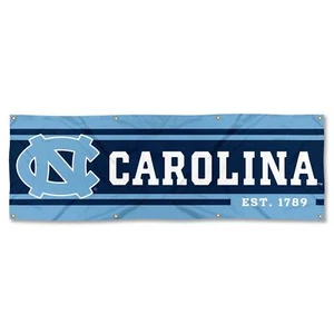 UNC Tar Heels Large 6 Foot Banner - Picture 1 of 5