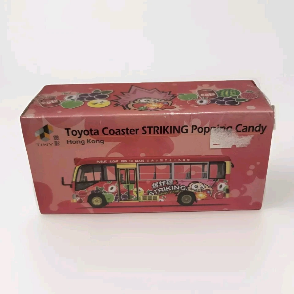 Tiny City 1/76 Toyota Coaster Striking Popping Candy ad Hong Kong model vehicle - Image 1 of 1