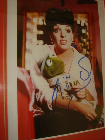 LIZA MINNELLI super colour 10x8" photo hand-signed  by Liza + COAs Cover