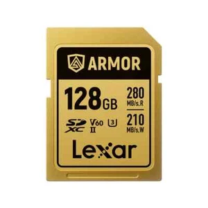 Lexar® ARMOR GOLD SDXC™ UHS-II Card - 128gb - Picture 1 of 4