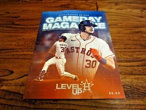 September 2022 Houston Astros Game Day Program Level Up Kyle Tucker 60 Years - Picture 1 of 3