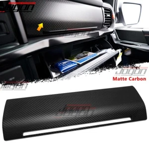 Dry Carbon For Ford F150 Raptor Lariat 21-25 Dashboard Panel Glove Storage Cover - Picture 1 of 12