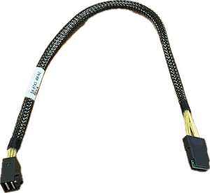 SA-8743-.4M-N2 Internal miniSAS SFF-8087 to mini SAS HD SFF-8643 Cable 0.4 Meter - Picture 1 of 2