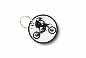 Porte-clés porte-clés impression patch moral fer motocross motos V