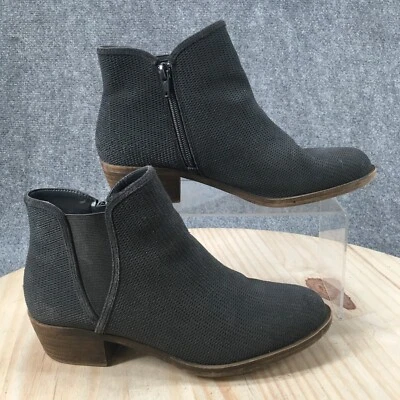 Kensie Boots Womens 8 M Gerona Ankle Booties Heels Casual Grey Leather Zipper - Image 1 of 4