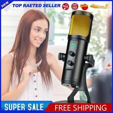 USB Studio Microphone Dynamic Tabletop Microphone for Gaming Recording Streaming