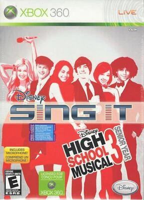 Disney Sing It High School Musical 3 Senior Year Bundle Xbox 360 (hecho nuevo Foto 1 de 2