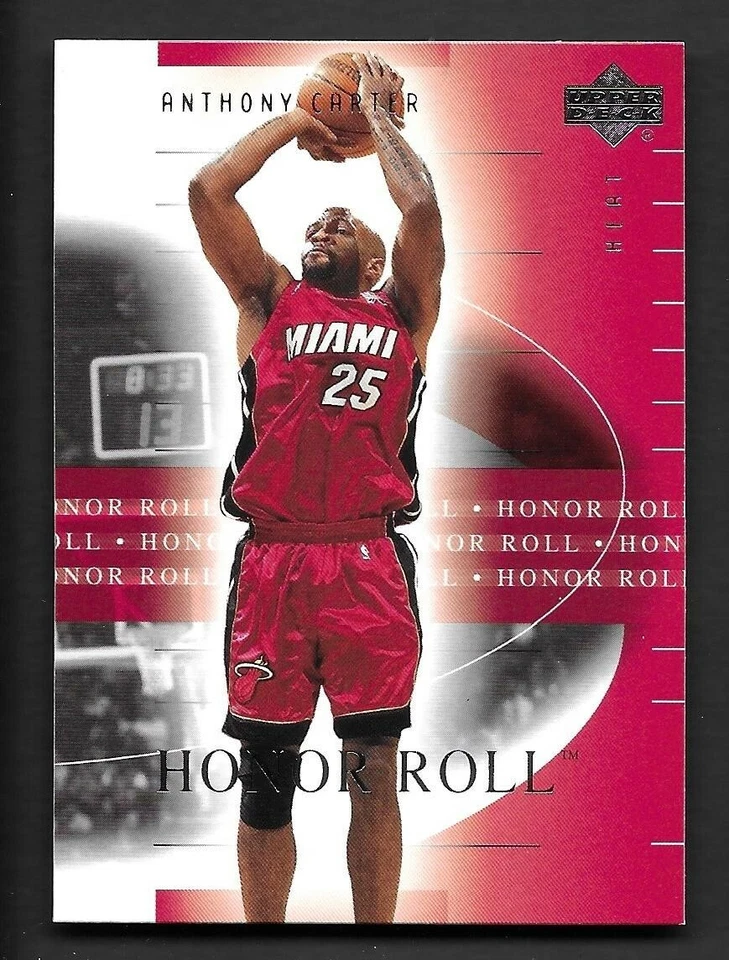 2001-02 Upper Deck Honor Roll #46 Anthony Carter Miami Heat - Image 1 of 1