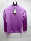 Nike Womens Quarter Zip Strike Drill T-Shirt - Fuchsia/Purple - Medium - BNWT