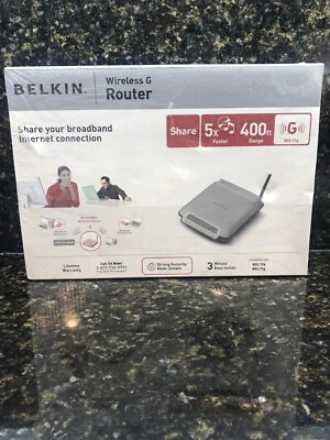 New Belkin Wireless G Router, Installation Guide, CD + User Manuel F5D7230-4 - Image 1 of 4