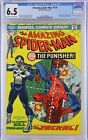 AMAZING SPIDER-MAN #129 1974 CGC GRADE 6.5 OFF WHITE TO WHITE PAGES 1st PUNISHER