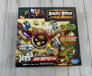 Angry Birds Star Wars Jenga Jedi Battle Game, Exclusive Toys R Us, NOB - Picture 1 of 18