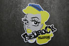 Bedrock Blonde Bluestone Pump Clip Front Badge Beer Real Ale (L20p)