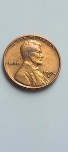 1954 d wheat penny error DS over date 1954, D/D - Picture 1 of 4