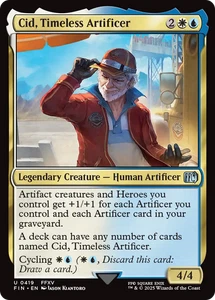 x1 Cid, Timeless Artificer FIN Final Fantasy MTG 419 PEU COMMUN M/NM 1x - Photo 1 sur 3