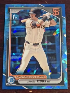 Bowman Chrome Draft Sapphire Edition 2024 - James Tibbs III #BDC-40 (RC) - Imagen 1 de 1