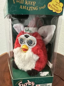 Vtg Christmas Santa Furby Special Limited Edition NIB 1999 70-885 Blue Eyes - Picture 1 of 6