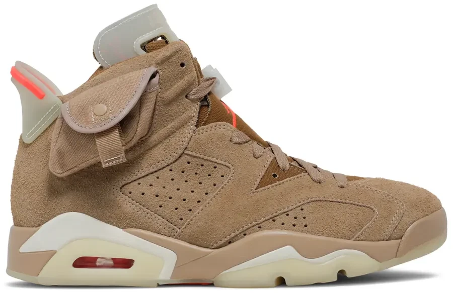 Jordan 6 Retro x Travis Scott Mid British Khaki for Sale