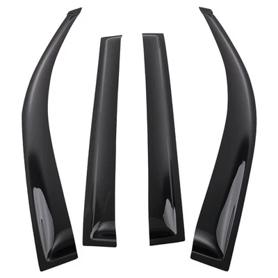 4Pcs Black Window Visors for Toyota Kluger 07-13 Weather Shields Acrylic - image 1 of 4