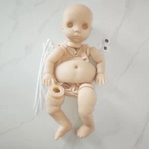 16in Unassembled Unpainted Doll Kit Peeka with Cloth Body Belly Plate DIY Toy - Picture 1 of 7