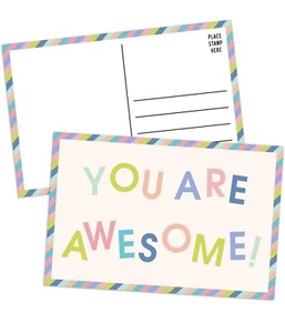 You Are Awesome Karten Postkarten Pack (60 Postkarten) 4x6 Freundlichkeitskarten - Bild 1 von 5