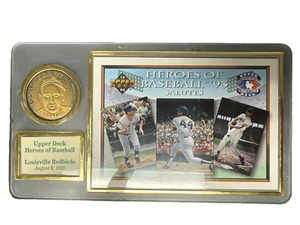 1993 Upper Deck Heroes of Baseballs Salutes Ted Williams Bronze Coin Limited Edi - Picture 1 of 4
