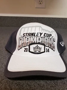 LA Kings NHL Hockey Stanley Cup Champions 2014 New Era Cap Hat 39/30 One Size - Picture 1 of 6