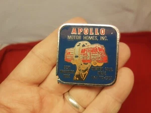 Nastro pubblicitario vintage Apollo Motor Home Barlow Rule misura ecc Downey CA RV Camp - Foto 1 di 7