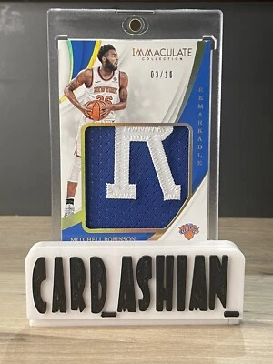 2018-19 Panini Immaculate Collection - Remarkable Rookie Jerseys Gold #RJ-MRB... - Image 1 of 2