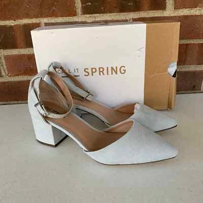 Call It Spring Aiven Pointed-toe Ankle Strap Block Heel Sandals Women's US 8.5 M - Image 1 of 4